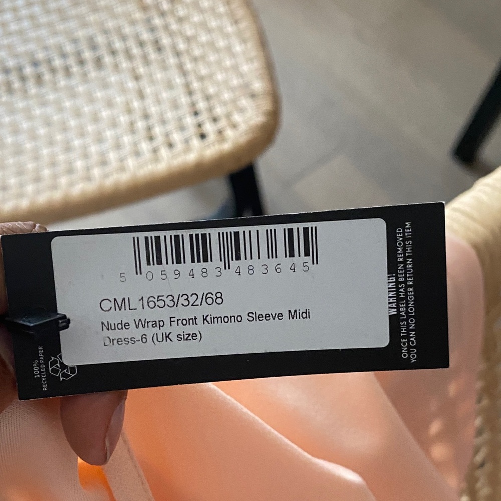 PrettyLittleThing - NWT Peach Midi Dress - US 2 - Picture 7 of 13